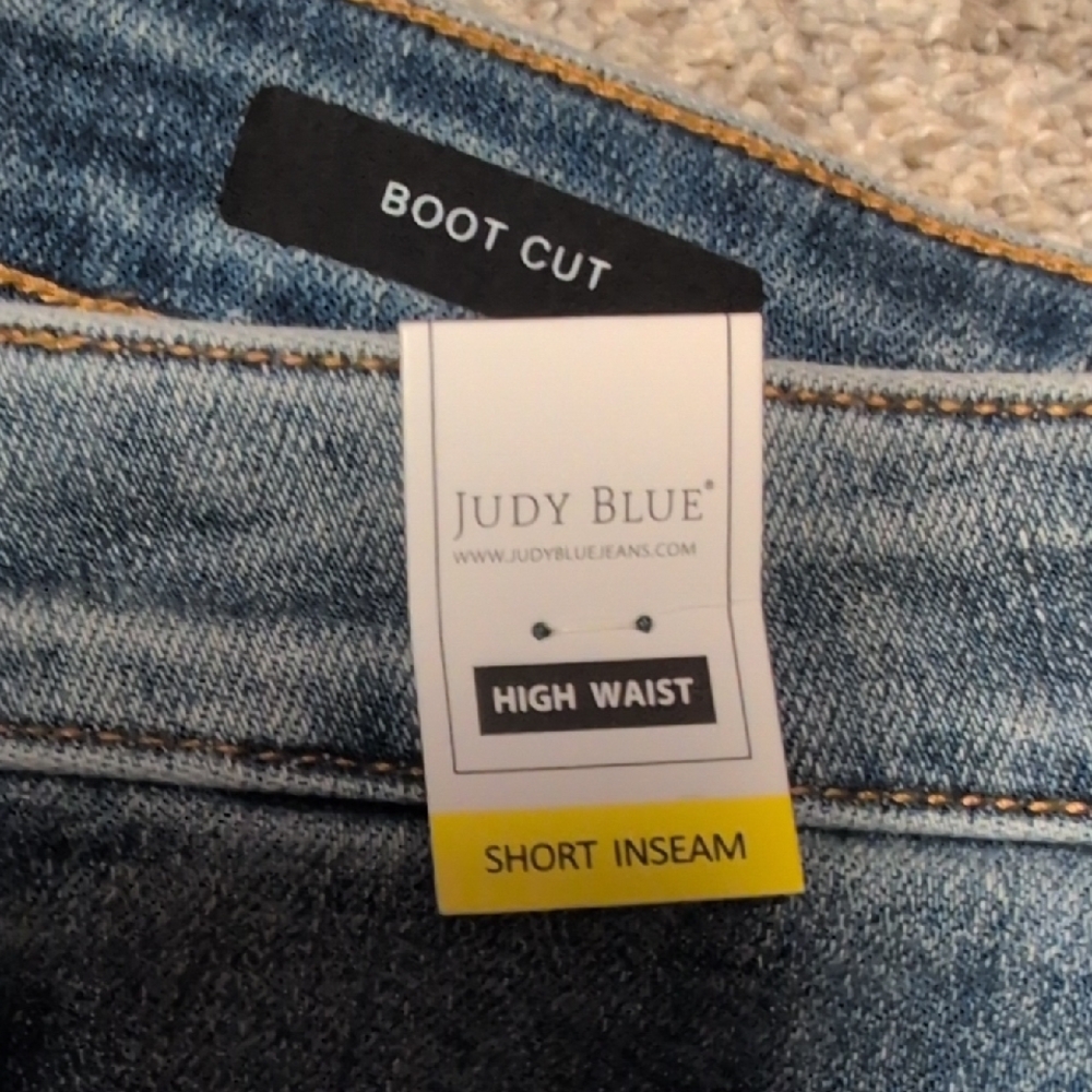 Judy Blue Classic Blue Boot Cut Jeans - Picture 3 of 9